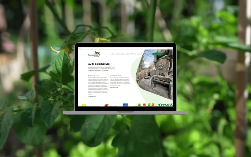 A showcase website for landscaper Soranature